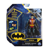 Cumpara ieftin Figurina Batman, Robin cu costum Tech si articulata, cu 3 accesorii surpriza, 10 cm, Spin Master