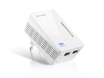 AMPLIFICATOR Powerline 300Mbps AV500, 500Mbps Powerline Datarate, 2 10/100Mbps Fast Ethernet, HomePlug AV, TP-LINK &amp;quot;TL-WPA4220&amp;quot; (timbru verde 2 lei) foto