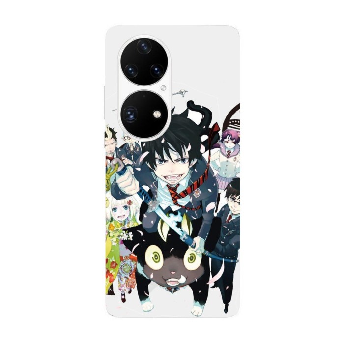 Husa compatibila cu Huawei Nova Y70 model Blue Exorcist Team, Silicon, TPU, Viceversa