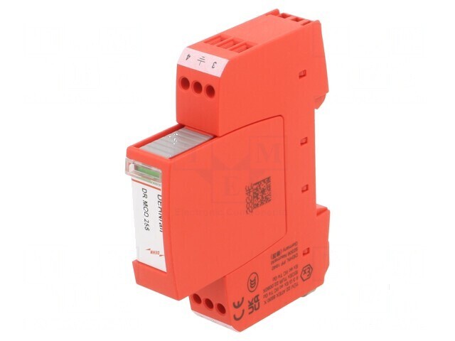 Limitator de supratensiuni pentru şină DIN IP20