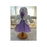 Rochita Pentru Botez, cu Bolero, Mov - DPH59