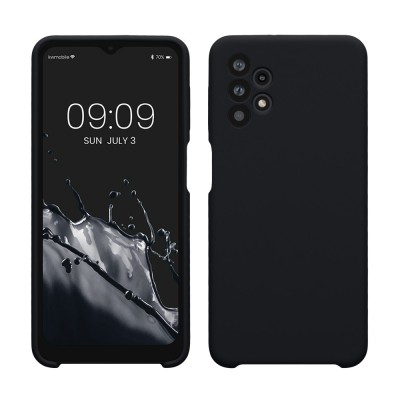 Husa Kwmobile pentru Samsung Galaxy A32 5G, Gri inchis, Silicon, KWM000012IW045C foto