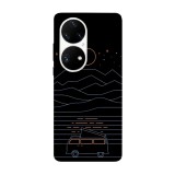 Husa compatibila cu Huawei Nova Y70 model Van Life, Silicon, TPU, Viceversa, Transparent, Carcasa