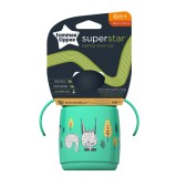 Cana cu pai si protectie Bacshield&trade; pentru +6 luni Verde, 300ml, Tommee Tippee