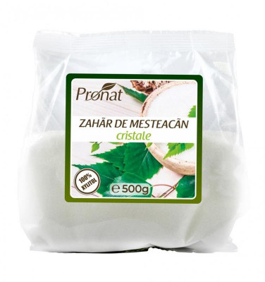 Zahar de Mesteacan Cristale 100% Xylitol Pronat 500gr foto