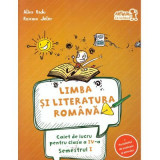 Caiet de lucru la Limba si literatura romana conform programei pentru clasa a 4-a, semestrul 1 - Roxana Jeler