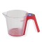 Cantar de bucatarie digital Zilan ZLN 7788, Rosu cu cana, capacitate 2 kg,