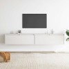 VidaXL Dulapuri de perete 2 buc., alb, 100x30x35 cm, lemn masiv de pin 813468