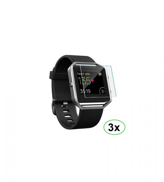 3 bucati - Folie Protectoare ecran pentru Fitbit Blaze-Culoare Crystal Clear