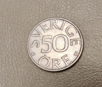 Suedia - 50 ore (1980) monedă s034 foto