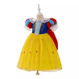 Cumpara ieftin Costum Disney - Rochie Alba ca Zapada3