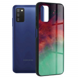 Cumpara ieftin Husa pentru Samsung Galaxy A03s, Techsuit Glaze Series, Fiery Ocean