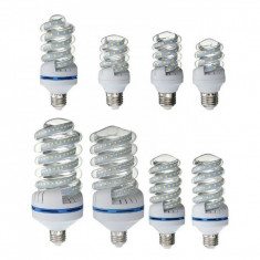 Bec LED SMD Spiralat 24W Alb Rece 6400K Soclu E27 UB60194 foto