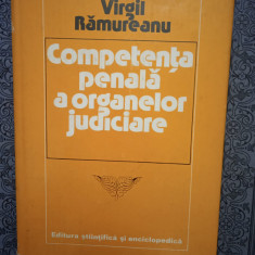 Competența penală a organelor juridice - Virgil Rămureanu