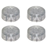 Picioruse antivibratii, antizgomot si antiderapante, SerEnd, pentru masina de spalat si uscator, transparent, cauciuc, 6.2 x 2 c
