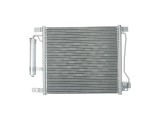 Condensator climatizare Nissan Juke, 06.2010-, motor 1.6 T, 140 kw benzina, cutie CVT, full aluminiu brazat, 490x410x16 mm, cu uscator filtrat