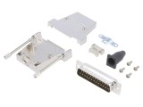 Conector D-Sub 25 PIN Tată pentru Cablu Negru
