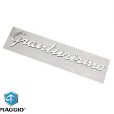 Emblema scris originala „Granturismo" Vespa Granturismo (GT) 125 (03-) - Granturismo (GT) 125 L (03-) - Granturismo (GT) 200 L 200cc