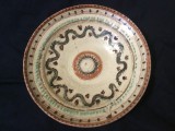 Arta si Traditie - Farfurie din ceramica model deosebit realizata de Frigura Ion / sat Olari !
