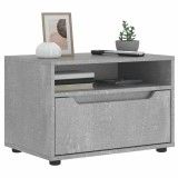 vidaXL Dulap TV &quot;VISNES&quot; Beton Gri 60x40x38 cm Lemn prelucrat
