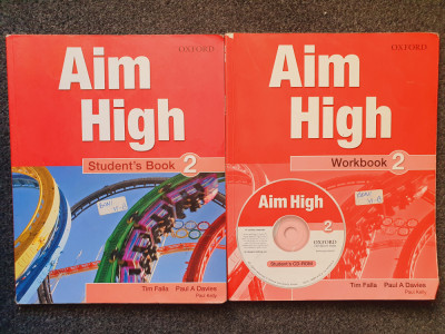 AIM HIGH 2 STUDENT&amp;#039;S BOOK + WORKBOOK foto
