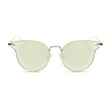 Ochelari Soare Dama - CAT EYE DESIGN - Rama Metal , Protectie UV 100% -Model 4, Femei, Sport, Protectie UV 100%