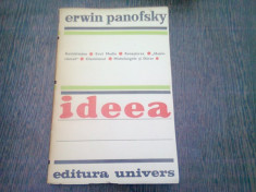 IDEEA - ERWIN PANOFSKY foto