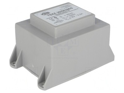 Transformator &amp;icirc;ncapsulat 30VA 9V 3,33A PCB foto