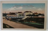SIBIU , CAZARMA HONVEZILOR SI PODUL METALIC , CARTE POSTALA , INCEPUTUL SEC. XX
