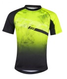 Tricou ciclism Force MTB Core, fluo/negru, XS Ultimate FactoryBikes