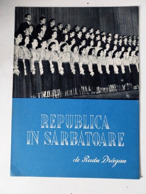 Partitura: Republica in sarbatoare, de Radu Dragan, cor de 4 voci SATB foto