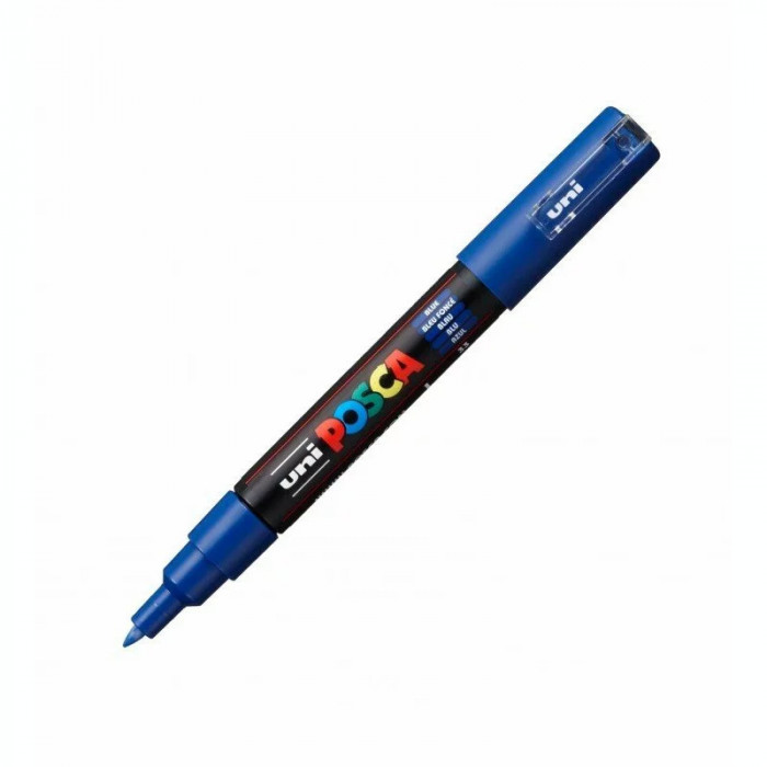 Marker Uni Posca 0.7mm Pc-1m Albastru