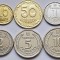 Set 6 monede 10,50 kopiok, 1,2,5,10 Hryven 2020-2023 Ucraina, unc