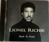 Lionel Richie &lrm;&ndash; Back To Front NM / NM cd muzica disco pop Motown Europa