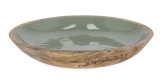 Bol lemn mango email verde Thara &Oslash;38x7h