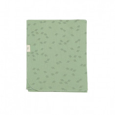 Paturica printed, babycosy, 50% modal+50% bumbac, verde, 85x85 cm