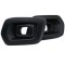 Set 2 Ornamente proiectoare ceata negru mat Ford Ranger T8 WildTrak 2019-2022