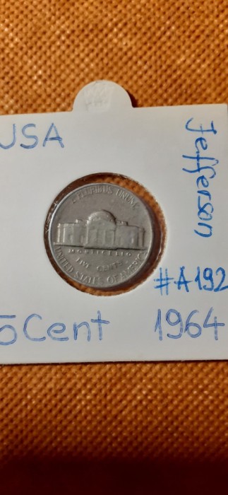 SUA USA 5 CENT 1964 JEFF