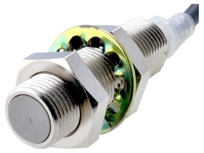 Senzor inductiv OMRON M12 0-2mm 20-264V AC IP67 cu 2 cabluri NO foto