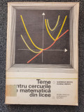 TEME PENTRU CERCURILE DE MATEMATICA DIN LICEE - Rizescu (volumul I)