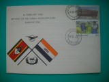 HOPCT PLIC S NR 821 INAUGURARE CALEA FERATA -FEROVIARA-MPAKA -KOMATIPOORT 1986 SWAZILAND / ESWATINI -- AFRICA -NECIRCULAT