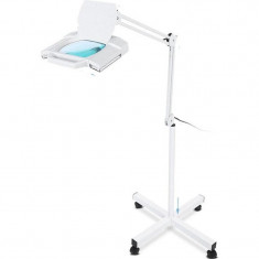 Lampa de salon de cosmetica, iluminata LED, 10 trepte de intensitate, alb foto