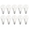 Set 10 becuri LED, putere 10W, soclu standard E27, lumina rece