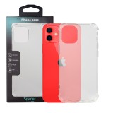 Husa Iphone 12 Mini Spacer, grosime 1.5mm, protectie suplimentara antisoc la colturi, material flexibil TPU, transparenta &quot;SPPC-AP-IP12M-CLR&quot;, Transparent