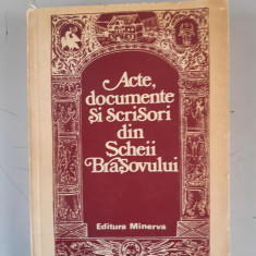 Vasile Oltean - Acte, documente și scrisori din Șcheii Brașovului