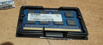 Ram Laptop Elpida 2GB DDR3 PC3-10600S EBJ21UE8BDS0-DJ-F foto