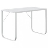 Cumpara ieftin Birou de computer, alb, 110x60x73 cm, lemn prelucrat