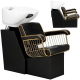 Salon de frizerie frizer stație de spălare Lorenzo bol ceramic mixer robinet handset