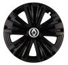 Set 4 capace roti Glory negru R15 pentru gama auto Renault, Autohelix MSA