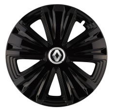Set 4 capace roti Glory negru R14 pentru gama auto Renault